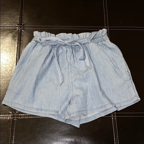 paper bag shorts hollister